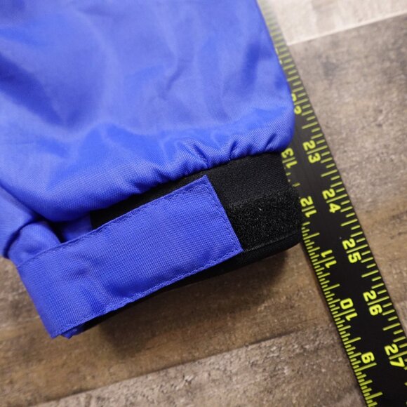 Marlboro windbreaker jacket full zip adult medium blue black rain proof vintage - Picture 7 of 14